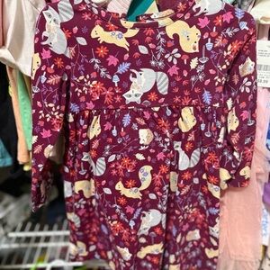 Wonder nation girls long sleeve dresses with pants.